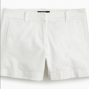 J. Crew White Chino Shorts